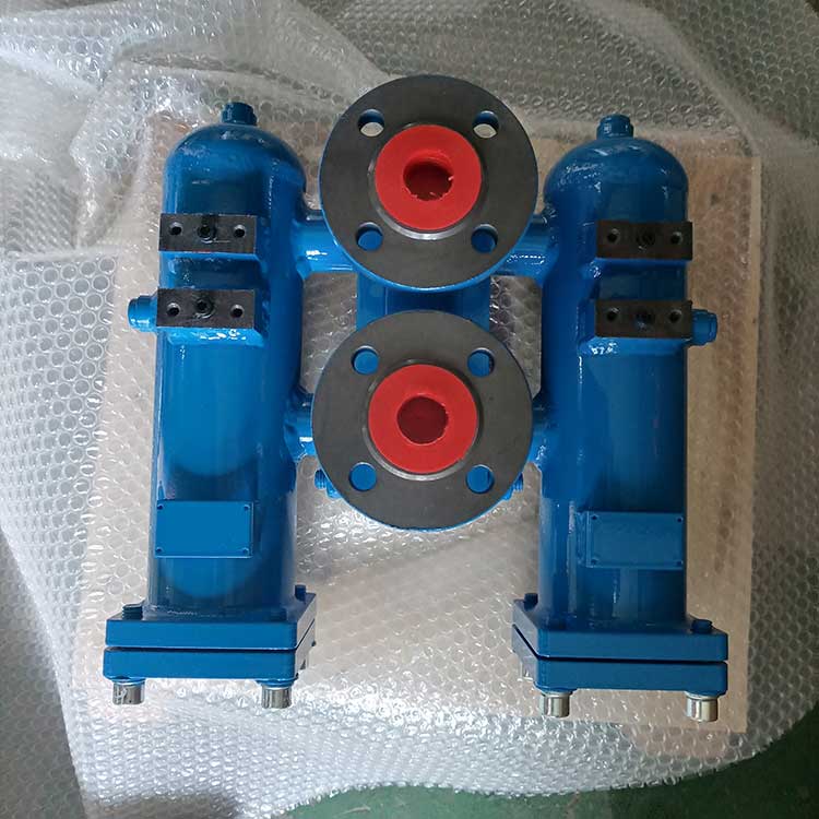 華豫供應(yīng)潤滑油管道雙筒過濾器KF-150B*5F/Y